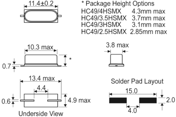 HC-49/US 25MHz, ABLS-25.000MHZ-B2F-T - Image 2