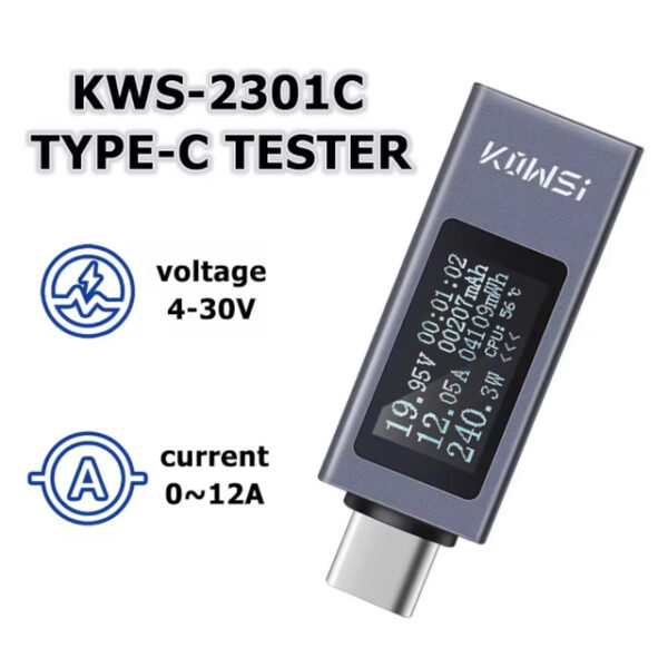 USB-C Tester, KWS-2301C - Image 5