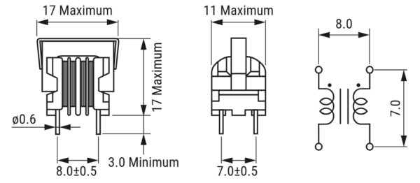 CMC 20mH 100mA 2LN (Generic) - Image 2